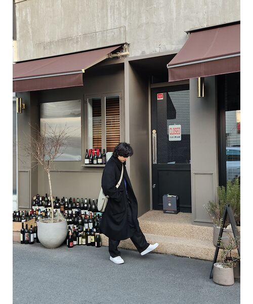 MUSINSA STANDARD（ムシンサスタンダード）の「セミバルーンベルト付きチノパンツ[ブラック]（その他パンツ・メンズ・その他・30/31/28/29/27/26/42）」の16枚目の写真