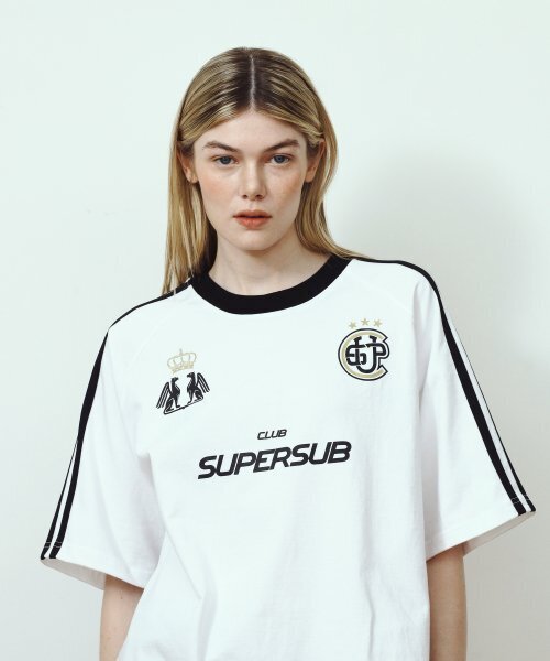 SUPERSUB(スーパーサブ)の「クラブレプリカ 半袖Tシャツ - ホワイト(Tシャツ/カットソー・レディース・その他・SMALL/MEDIUM/LARGE)」の3枚目の写真
