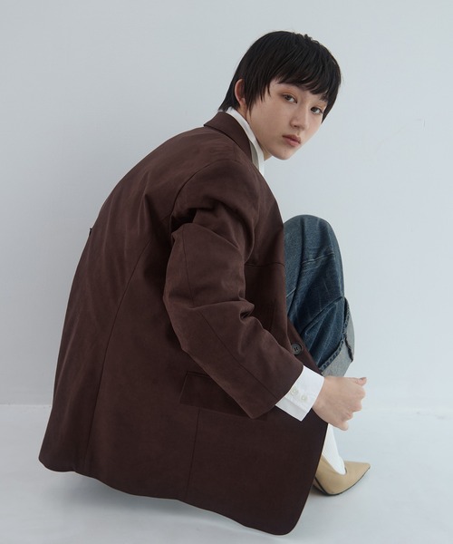 新作 STUDIOUS/ステュディオス スウェードショートジャケット STUDIOUS（ステュディオス）の「【STUDIOUS/ステュディオス】Suede