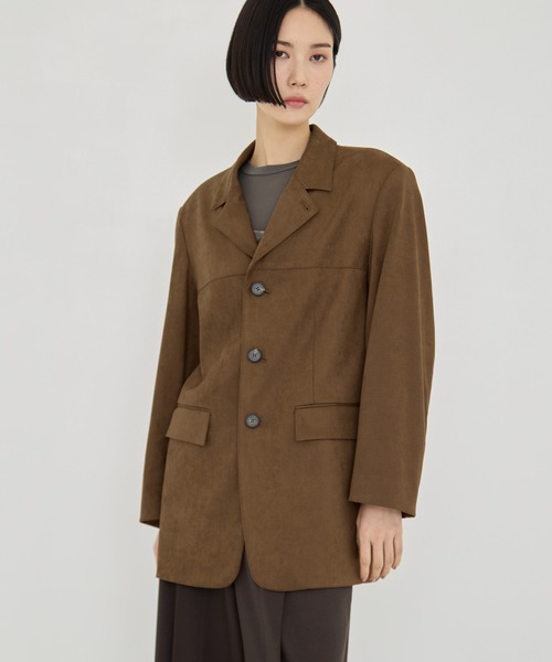 新作 STUDIOUS/ステュディオス スウェードショートジャケット STUDIOUS/ステュディオス】Suede Short Jacket/スウェードショート