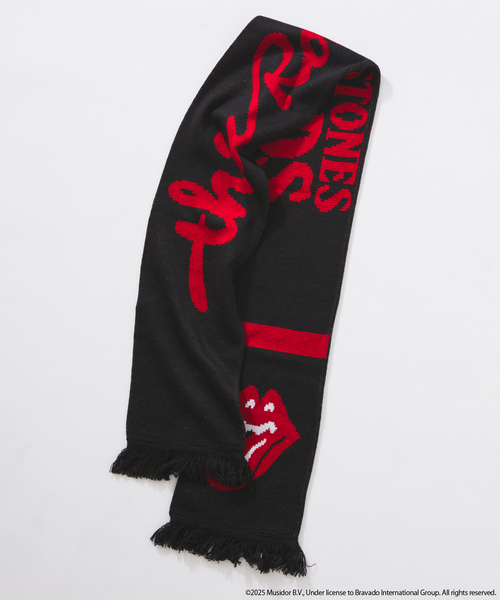 THE ROLLING STONES / ローリングストーンズ 別注 サッカー マフラー THE ROLLING STONES / ローリングストーンズ 別注 サッカー マフラー