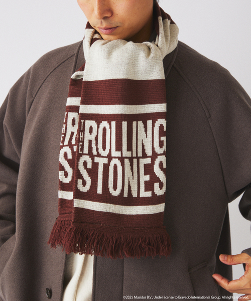 JOURNAL STANDARD relume(ジャーナルスタンダード レリューム)の「THE ROLLING STONES / ローリングストーンズ 別注 サッカー マフラー(マフラー・メンズ・ブラック/ブラウン/ネイビー・FREE)」の12枚目の写真