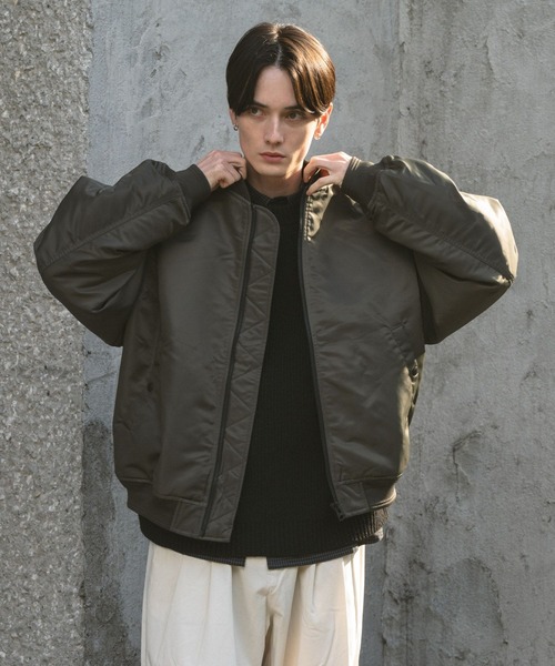 RAGEBLUE（レイジブルー）の「BIG MA-1 / ビッグMA-１/オーバーサイズ（MA-1・メンズ・ダークグレー/ワインレッド・LARGE/MEDIUM）」の21枚目の写真