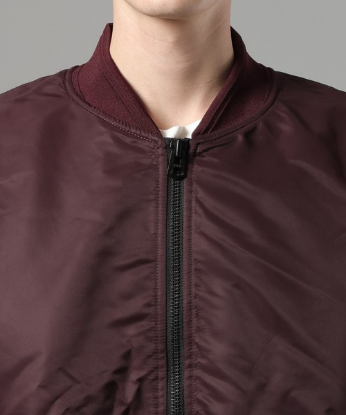 RAGEBLUE（レイジブルー）の「BIG MA-1 / ビッグMA-１/オーバーサイズ（MA-1・メンズ・ダークグレー/ワインレッド・LARGE/MEDIUM）」の15枚目の写真