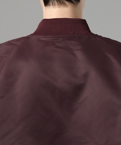 RAGEBLUE（レイジブルー）の「BIG MA-1 / ビッグMA-１/オーバーサイズ（MA-1・メンズ・ダークグレー/ワインレッド・LARGE/MEDIUM）」の8枚目の写真