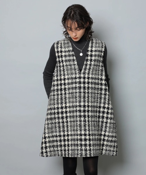 CADUNE（カデュネ）の「ジャンスカ（ワンピース・レディース・ブラック系その他・38/36）」の2枚目の写真