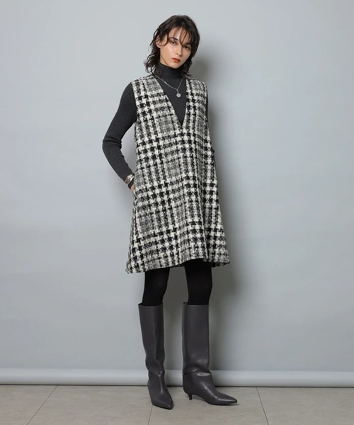 CADUNE（カデュネ）の「ジャンスカ（ワンピース・レディース・ブラック系その他・38/36）」の3枚目の写真