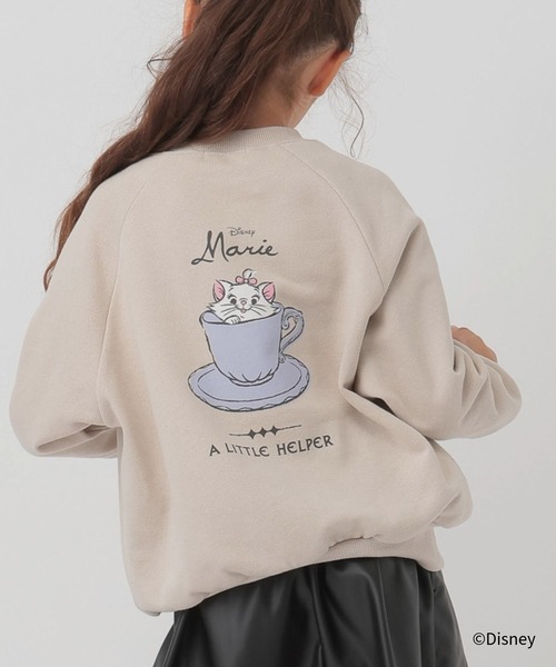 GLOBAL WORK（グローバルワーク）の「Disney/あったかクルースウェット/603689（スウェット・キッズ・オフホワイト/チャコールグレー/サックスブルー/ブラック/ベージュ・140cm/130cm/160cm/150cm）」の4枚目の写真