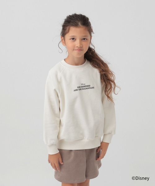 GLOBAL WORK（グローバルワーク）の「Disney/あったかクルースウェット/603689（スウェット・キッズ・オフホワイト/チャコールグレー/サックスブルー/ブラック/ベージュ・140cm/130cm/160cm/150cm）」の8枚目の写真