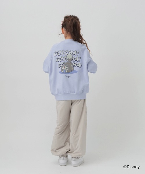 GLOBAL WORK（グローバルワーク）の「Disney/あったかクルースウェット/603689（スウェット・キッズ・オフホワイト/チャコールグレー/サックスブルー/ブラック/ベージュ・140cm/130cm/160cm/150cm）」の18枚目の写真