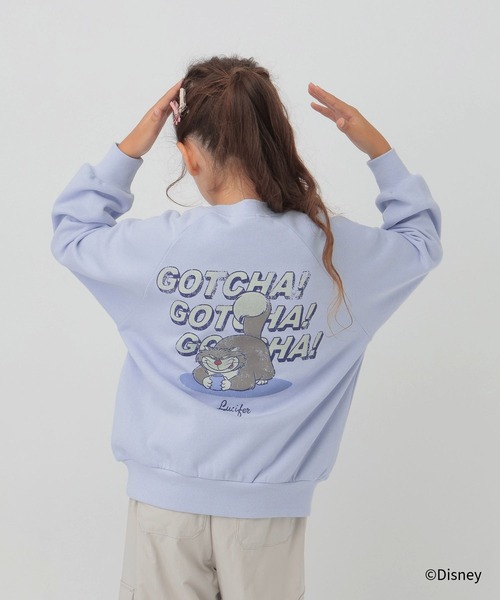 GLOBAL WORK（グローバルワーク）の「Disney/あったかクルースウェット/603689（スウェット・キッズ・オフホワイト/チャコールグレー/サックスブルー/ブラック/ベージュ・140cm/130cm/160cm/150cm）」の19枚目の写真