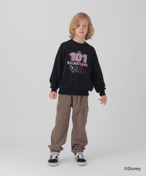 GLOBAL WORK（グローバルワーク）の「Disney/あったかクルースウェット/603689（スウェット・キッズ・オフホワイト/チャコールグレー/サックスブルー/ブラック/ベージュ・140cm/130cm/160cm/150cm）」の16枚目の写真