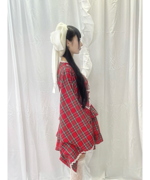 Jamie エーエヌケー（ジェイミーエーエヌケー）の「着物のワンピース（ワンピース・レディース・ブラック/レッド・M）」の13枚目の写真