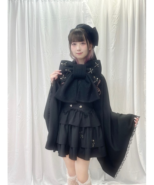 Jamie エーエヌケー（ジェイミーエーエヌケー）の「着物のワンピース（ワンピース・レディース・ブラック/レッド・M）」の7枚目の写真