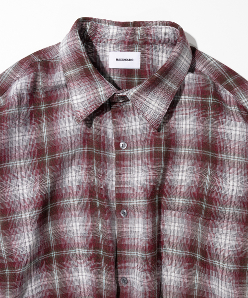 MASSNOUN(マスノウン)の「マルチミックスチェックシャツ MSIST002-BD(シャツ/ブラウス・レディース・その他・MEDIUM/LARGE/X-LARGE)」の4枚目の写真
