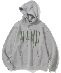 N4ND Drip Logo Pullover Hood - Grey