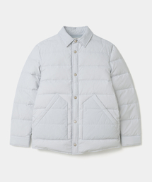 UNIFORM BRIDGE（ユニフォームブリッジ）の「feather down shirt jacket light grey（ダウンジャケット/コート）」