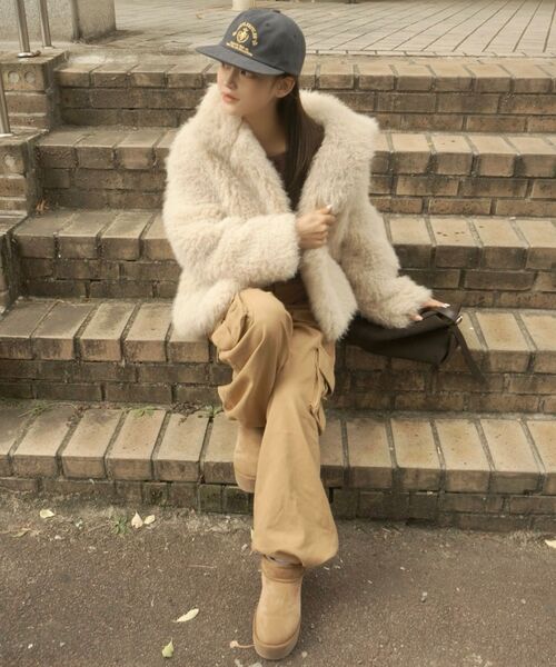 RANDOMOFF（ランダムオフ）の「BTB :  THE CLASSIC CARGO JEANS [SAND BEIGE]（その他パンツ・レディース・サンドベージュ・MEDIUM/LARGE/X-LARGE）」の6枚目の写真
