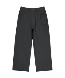CURVED SEAM PANTS (CHARCOAL)
