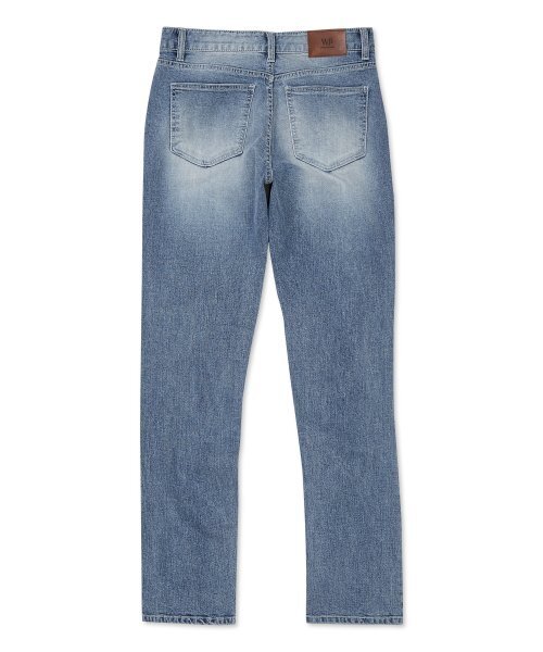 WEST GRAND BOULEVARD(ウエストグランドブルバード)の「ダイアグナルスクラッチストレートデニムパンツ ICE BLUE(デニムパンツ・レディース・その他・SMALL/MEDIUM)」の11枚目の写真
