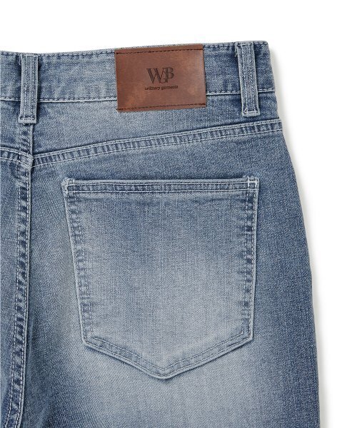 WEST GRAND BOULEVARD(ウエストグランドブルバード)の「ダイアグナルスクラッチストレートデニムパンツ ICE BLUE(デニムパンツ・レディース・その他・SMALL/MEDIUM)」の6枚目の写真