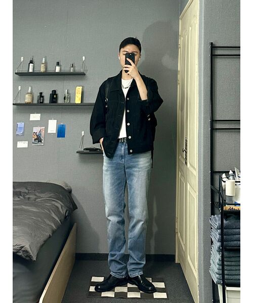 WEST GRAND BOULEVARD(ウエストグランドブルバード)の「ダイアグナルスクラッチストレートデニムパンツ ICE BLUE(デニムパンツ・レディース・その他・SMALL/MEDIUM)」の9枚目の写真