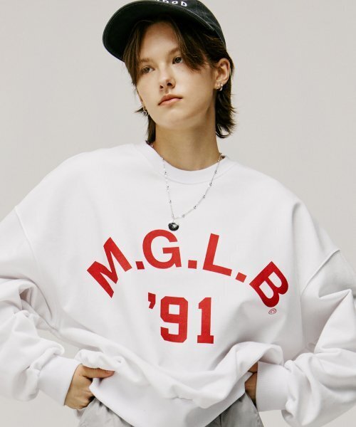MATCHGLOBE(マッチグローブ)の「MGLB 91 プリンティングスウェットシャツ (ホワイト)(スウェット・レディース・その他・FREE)」の5枚目の写真