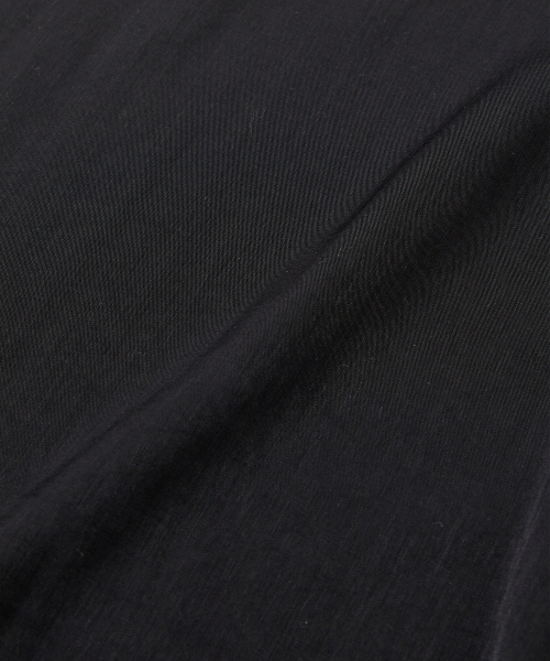 WEST GRAND BOULEVARD（ウエストグランドブルバード）の「ニュートラルシルキー レーヨン ミリタリーシャツ BLACK（シャツ/ブラウス・メンズ・その他・MEDIUM/LARGE）」の4枚目の写真
