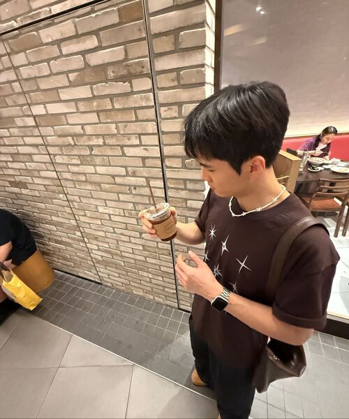 S'EST(エスイーエスティー)の「Starlight T-shirts Brown(Tシャツ/カットソー・メンズ・ブラウン・SMALL/MEDIUM/LARGE/X-LARGE)」の13枚目の写真