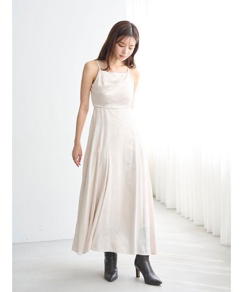 SNIDEL（スナイデル）の「キーネックニットセットキャミワンピース（ワンピース・レディース・グレー/アイボリー/ミント・0/1）」の13枚目の写真