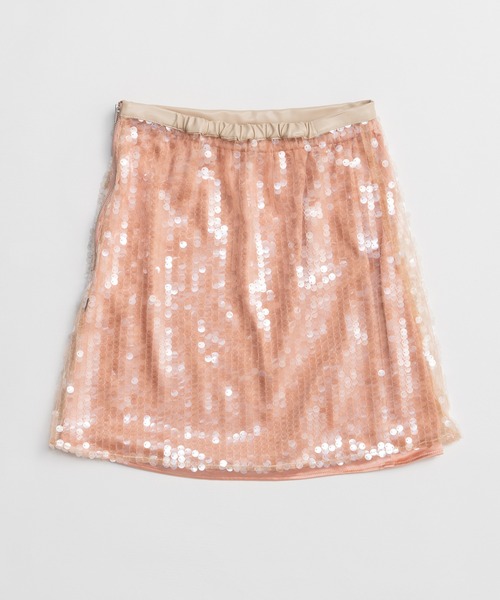 MAISON SPECIAL(メゾンスペシャル)の「Polka Dot Sequin Mini Skirt/ドットスパンコールミニスカート(スカート・レディース・ライム/オレンジ・FREE)」の15枚目の写真