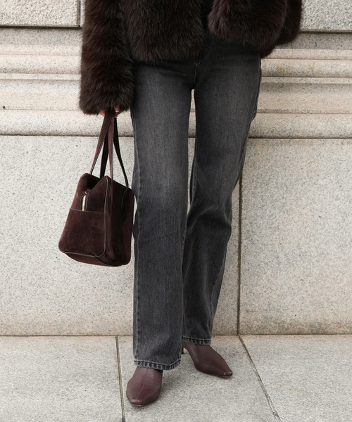 Deuxieme Classe(ドゥーズィエムクラス)の「Straight Jeans (グレー)(その他パンツ・レディース・チャコールグレー・34/36/38)」の14枚目の写真