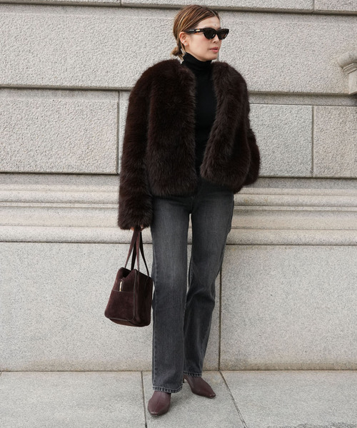 Deuxieme Classe(ドゥーズィエムクラス)の「Straight Jeans (グレー)(その他パンツ・レディース・チャコールグレー・34/36/38)」の17枚目の写真