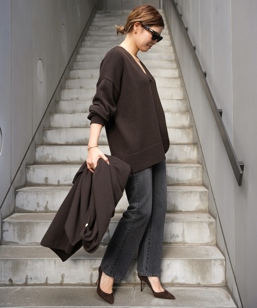 Deuxieme Classe(ドゥーズィエムクラス)の「Straight Jeans (グレー)(その他パンツ・レディース・チャコールグレー・34/36/38)」の5枚目の写真