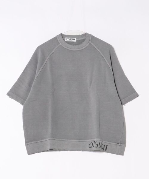 ABAHOUSE（アバハウス）の「【LUCEBER/ルースバー】 PIGMENT S/S SWEAT/ピグメントショートスリーブスウェット（スウェット・メンズ・ネイビー/グレー・M/L）」の2枚目の写真