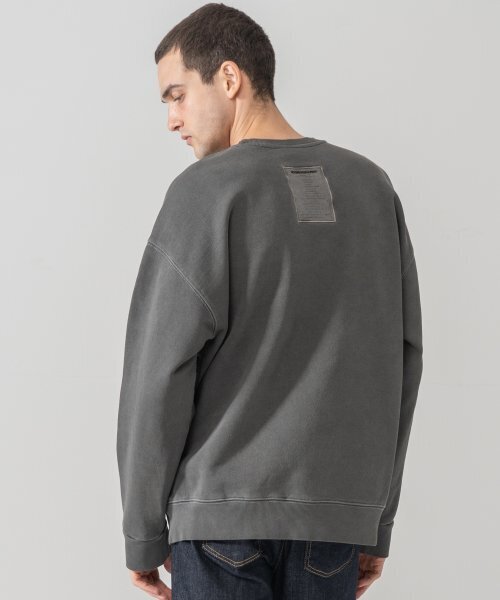 ICONOGRAPHY（アイコノグラフィー）の「PIGMENT HEAVY COTTON PROTOTYPE LABEL DBK（スウェット・メンズ・ブラック・LARGE）」の5枚目の写真