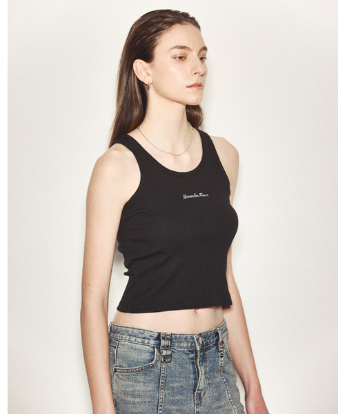 DECEMBER TEN(ディセンバーテン)の「レタリングベーシックスリーブレスブラック(Tシャツ/カットソー・レディース・その他・FREE)」の2枚目の写真