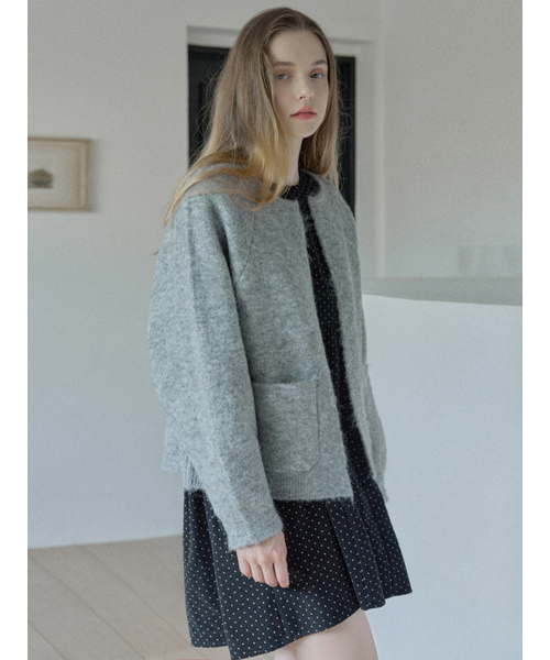 AVANT-G(アバン)の「Dot Corduroy Mini Dress - BLACK(ワンピース・レディース・ブラック/ベージュ・FREE)」の7枚目の写真