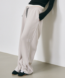 DEARMYDEER（ディアマイディア）の「ディア DR パイピングスウェットパンツ (ライトグレー)（スウェットパンツ）」