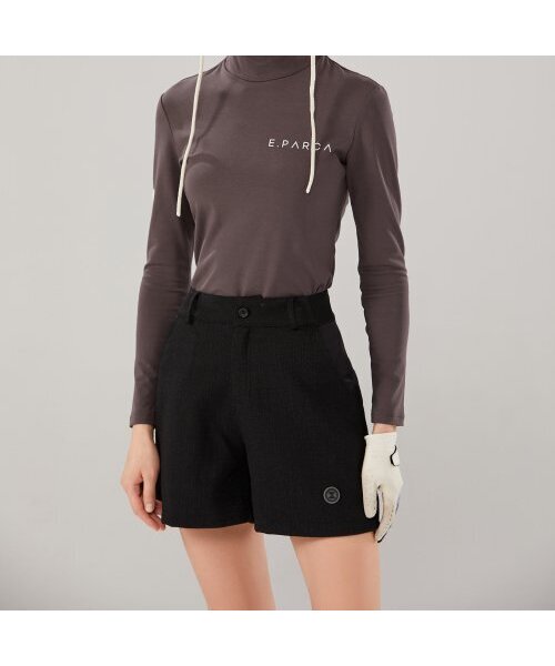 E.PARCA(イパルカ)の「ツイードジョイントショーツ(ブラック)(その他パンツ・レディース・その他・SMALL/LARGE)」の3枚目の写真