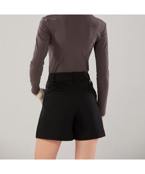 E.PARCA(イパルカ)の「ツイードジョイントショーツ(ブラック)(その他パンツ・レディース・その他・SMALL/LARGE)」の4枚目の写真