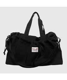 D.LAB（ディラップ）の「ストリングポケットボストントラベルバッグ - ブラック（ボストンバッグ）」