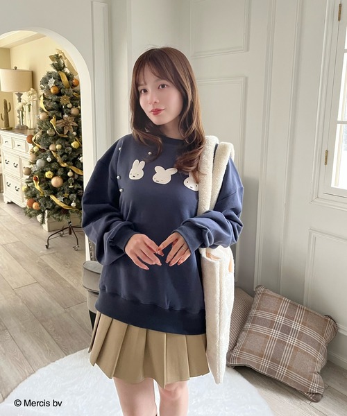 MIIA(ミーア)の「miffy 裏起毛スウェット(スウェット・レディース・ブラック/ネイビー/オフホワイト・FREE)」の20枚目の写真