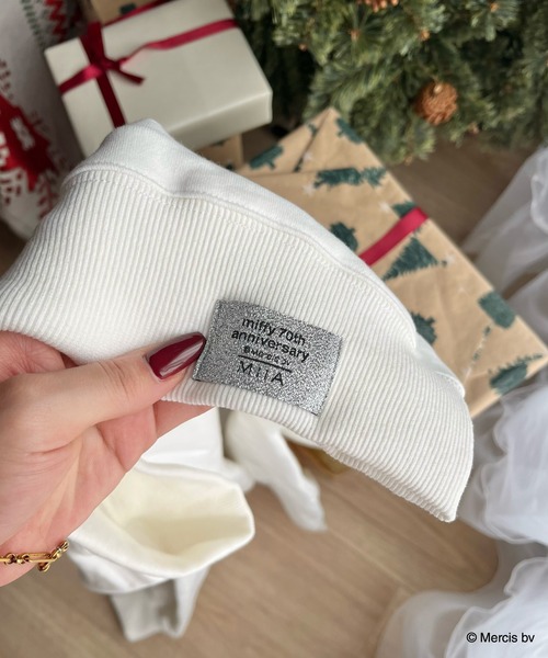 MIIA(ミーア)の「miffy 裏起毛スウェット(スウェット・レディース・ブラック/ネイビー/オフホワイト・FREE)」の5枚目の写真