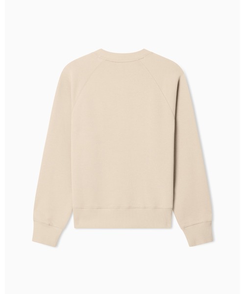 EMPORIO ARMANI（エンポリオアルマーニ）の「【エンポリオ アルマーニ】スウェットシャツ ジャージー オーバーサイズ フロックロゴ（スウェット・メンズ・ブラック/ベージュ・LARGE/X-LARGE/SMALL/MEDIUM）」の4枚目の写真