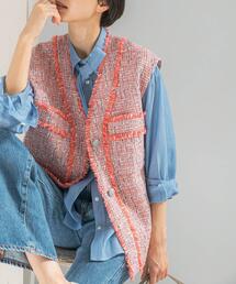 URBAN RESEARCH ROSSO WOMEN | ツイードオーバージレ(ベスト)