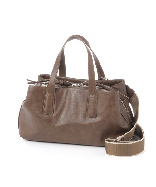 LAKOLE（ラコレ）の「3ルーム2WAYボストンバッグ / 633898（ボストンバッグ・レディース・ブラウン/オフホワイト/ブラック・FREE）」の16枚目の写真