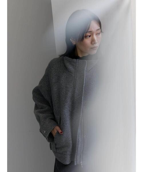 セール】スライバーBIGブルゾン（その他アウター）｜Samansa Mos2 blue