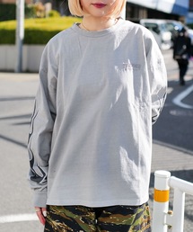 FLAME Pigment L/S T-SHIRTS/THRASHER スラッシャー フレイム ロンT 長袖Tシャツ ピグメント加工