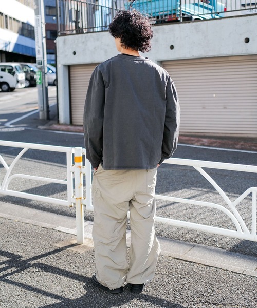 THRASHER（スラッシャー）の「FLAME Pigment L/S T-SHIRTS/THRASHER スラッシャー フレイム ロンT 長袖Tシャツ ピグメント加工（Tシャツ/カットソー・メンズ・チャコールグレー/グレー・MEDIUM/LARGE/X-LARGE）」の14枚目の写真